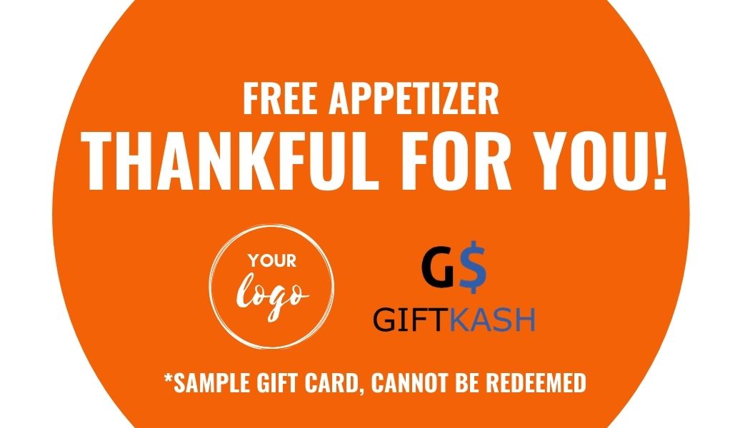 THANKFUL FOR YOU - Free Appetizer